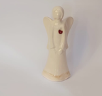 Anioł ceramiczny z sercem