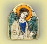 Ikona ceramiczna św. Gabriela Archanioła  nr g/p3