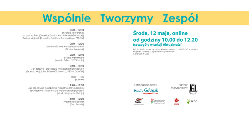 E-konferencja "Wspólnie Tworzymy Zespół"