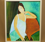 Obraz nr 1334 - reprodukcja "Portret Jeanne Hebuterne" A. Modiglianiego