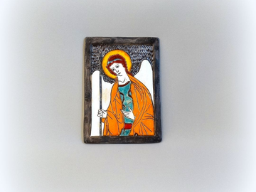 Ikona ceramiczna  św. Gabriela Archanioła  nr g/p2