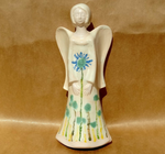 Anioł Ceramiczny Perłowy Mniszek nr: p32