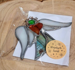 Zawieszka witrażowa "anioł" / Nr artykułu: W-19/9/25/Ł