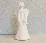 Anioł ceramiczny biały