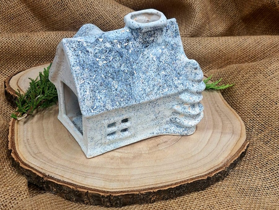 Lampion ceramiczny - domek / Nr artykułu: C-16/12/25/Ł