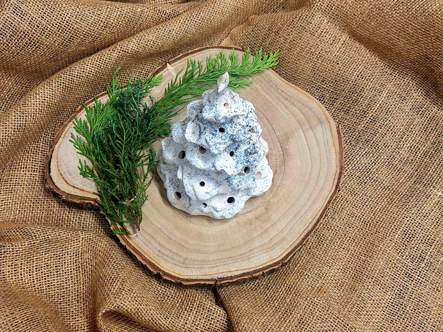 Lampion ceramiczny - choinka / Nr artykułu: C-52/12/25/Ł