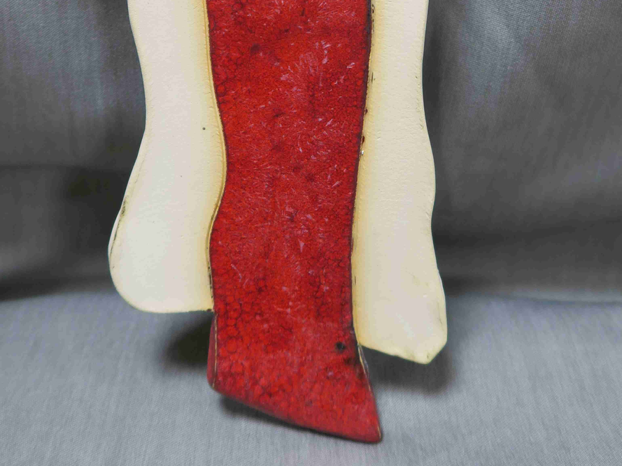 Anioł ceramiczny czerwony 1313