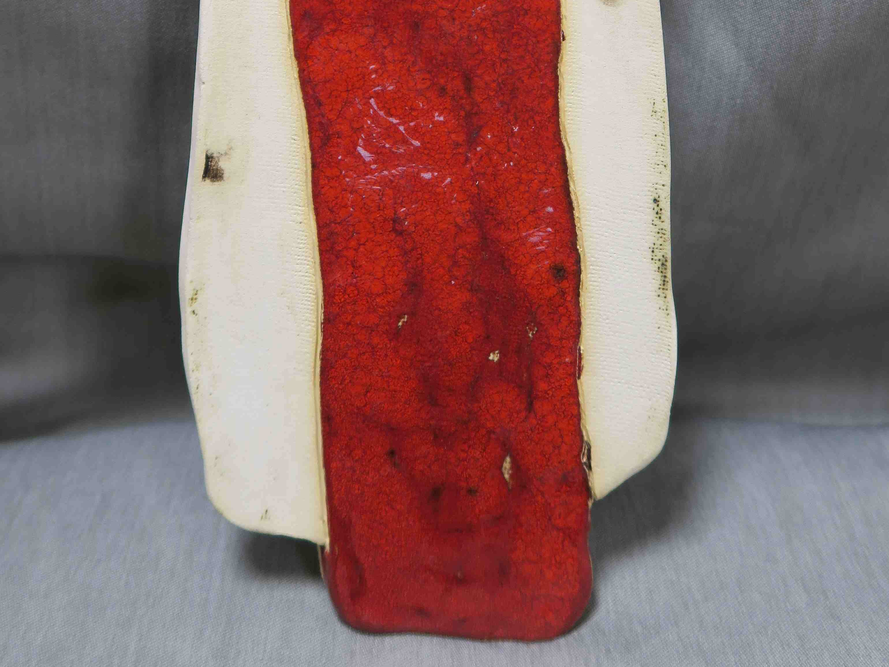 Anioł ceramiczny czerwony 1314