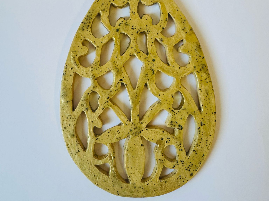 Jajo ceramiczne złote