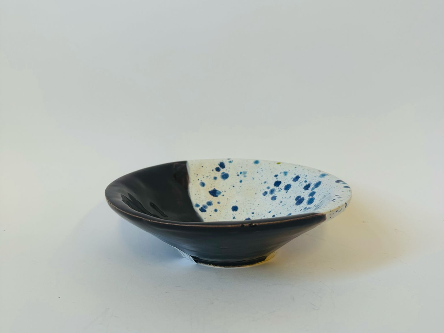 Miska ceramiczna bakłażan