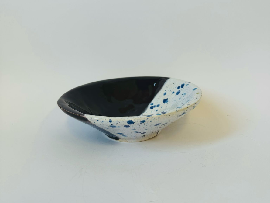 Miska ceramiczna bakłażan