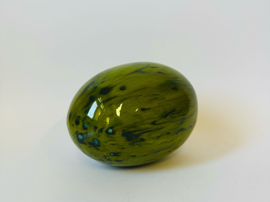Jajo ceramiczne zielony smok